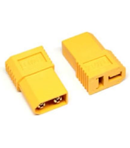 (未使用･未開封品)　スクエア T型2Pコンパクト変換コネクター (2Pメス&XT60オス) SGC-81 0pbj0lf Amazon | XT60&T型2P変換コネクター (XT60オス&2Pメス) 2個入
